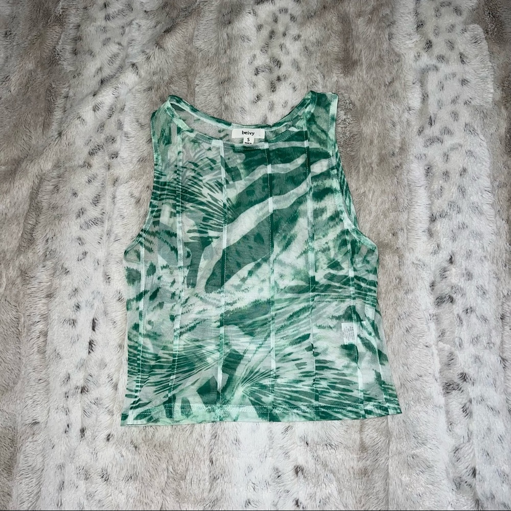 Beivy See through mesh top
